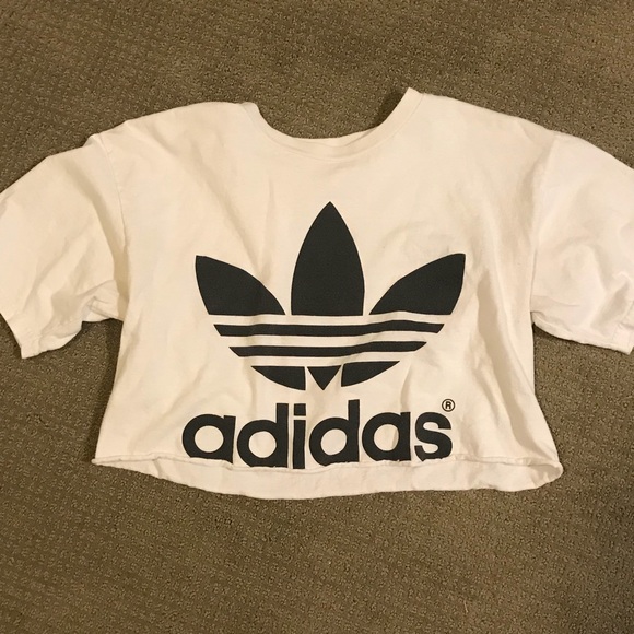 adidas Tops - Cropped Adidas T-Shirt